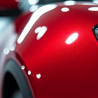 ペイントシーラントが施された車体表面